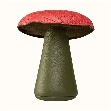 hermes paperweight mushroom|hermes mushroom leather bags.